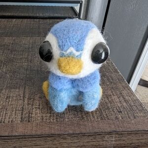 Handmade Needle Felted Piplup From Pokemon